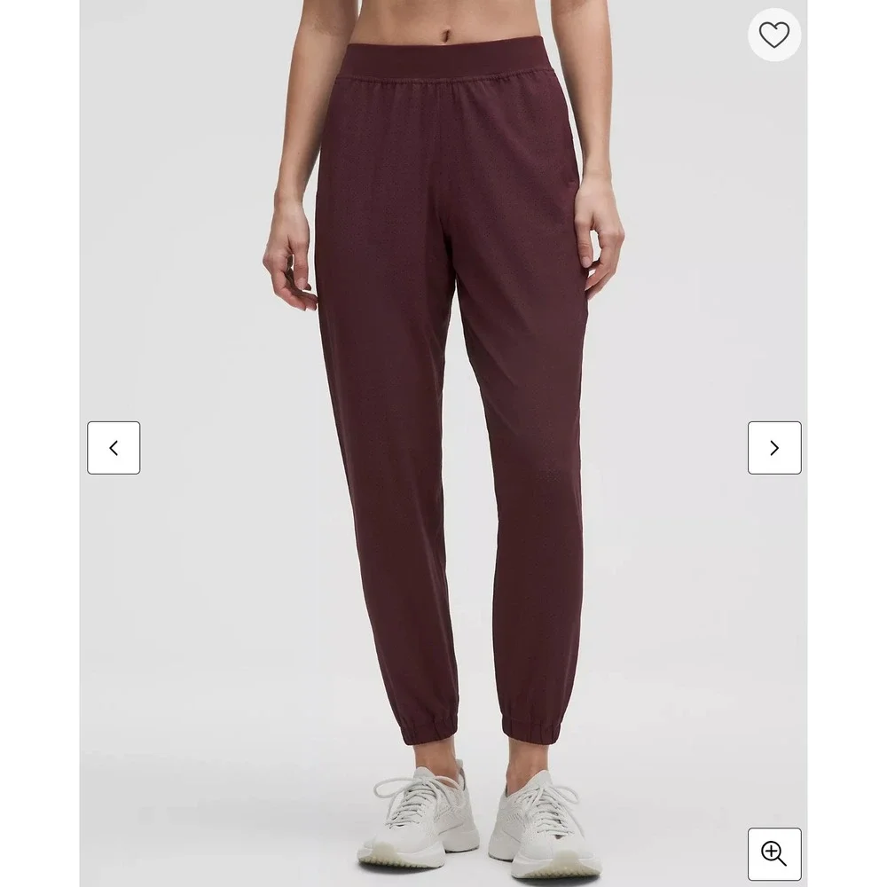 Lululemon Adapted State High Rise Jogger Midnight‎ Plum Purple Size 2 NEW